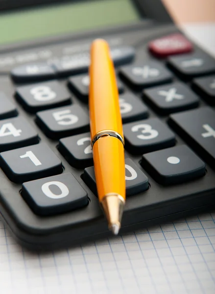 Üzleti koncepció számológéppel — Stock Fotó