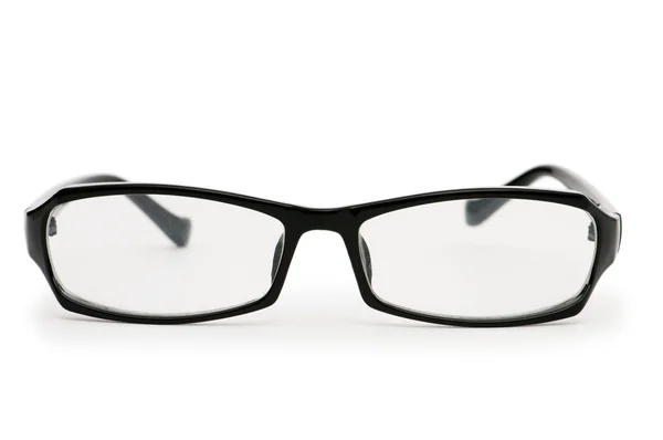Optische leesbril geïsoleerd op de witte — Stockfoto
