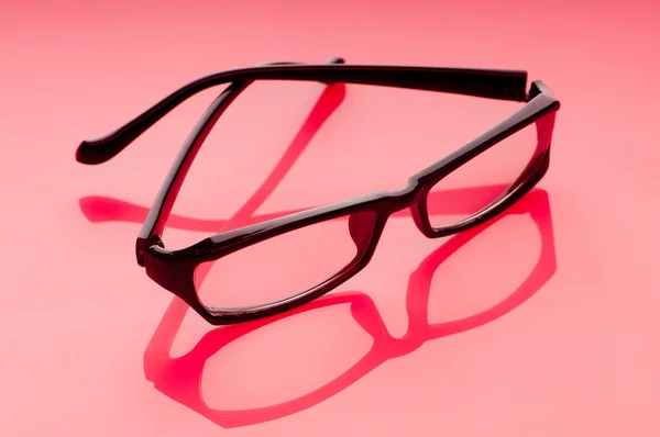 Optické čtecí brýle na pozadí — Stock fotografie