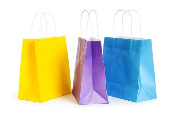 Shopping bags isolated on the white background Stock Picture