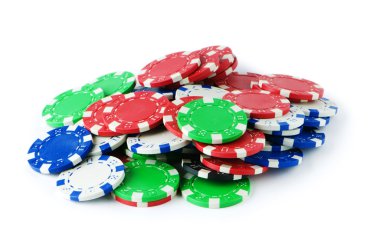 çeşitli casino fişi kavramı kumar - yığını