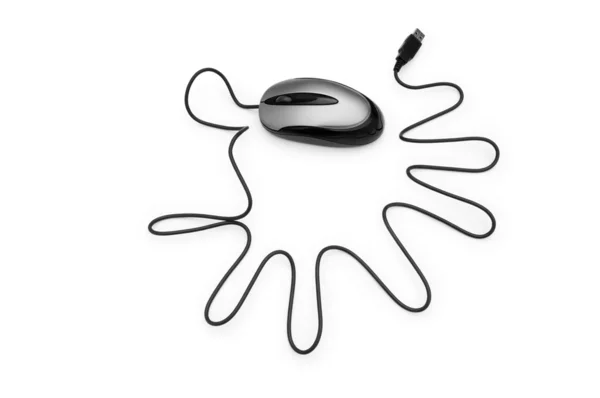 Computer mouse isolated on the white background — Stock Photo, Image
