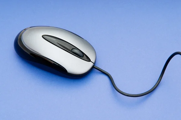 Rato de computador em segundo plano - Conceito de tecnologia — Fotografia de Stock