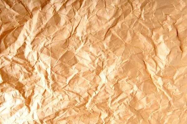 Wrinkled paper close up for your background — Stockfoto