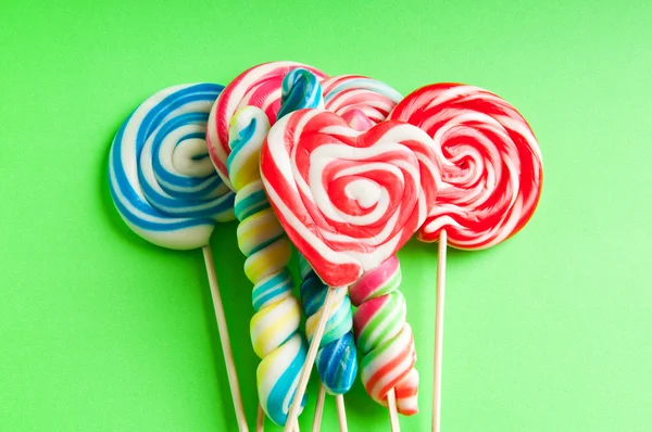 Colorful lollipop against the background — Zdjęcie stockowe
