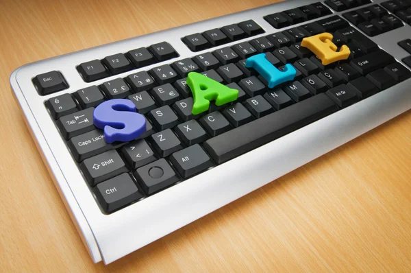VENDA palavra no teclado — Fotografia de Stock