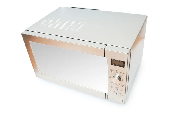 桌上的微波烤箱 — 图库照片