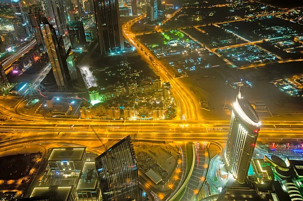 Panorama della città di Dubai - Emirati Arabi Uniti — Foto Stock