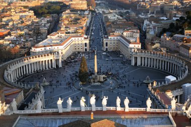 Kind on square San Pietro clipart