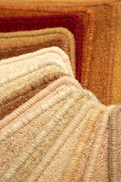 Amostras Cor Uma Cobertura Carpete Loja — Fotografia de Stock