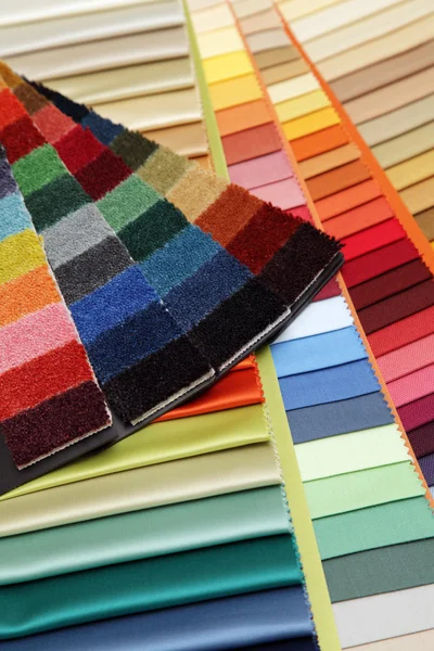 Color Samples Fabric Shop — Stock Photo, Image