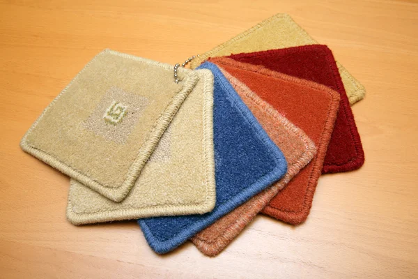 Samples Color Carpet Covering Shop — Stock Photo, Image