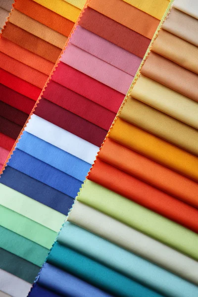 Color Samples Fabric Shop — Stock Photo, Image