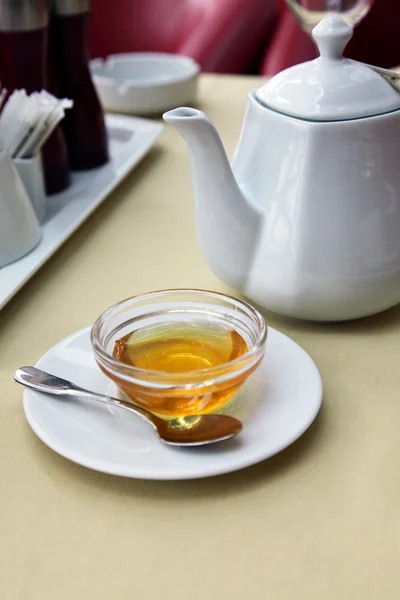 Miód i herbata — Zdjęcie stockowe