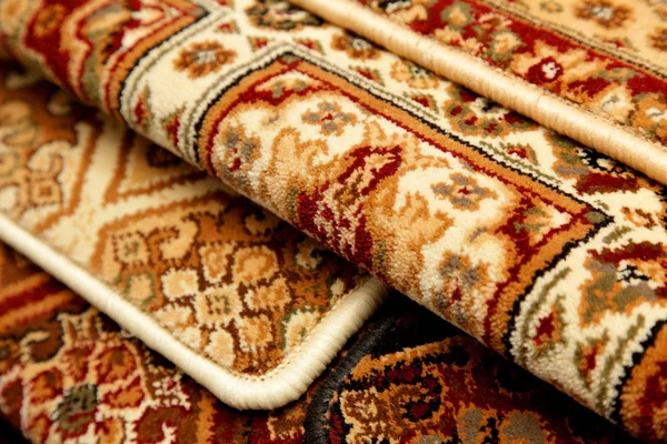 Amostras Cor Uma Cobertura Carpete Loja — Fotografia de Stock