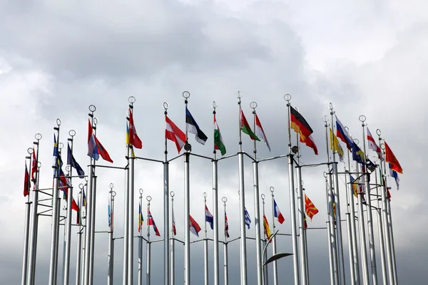 A lot of flags — Stock Photo, Image