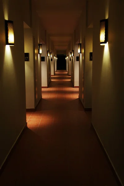 Corridor in hotel — Stock Photo, Image