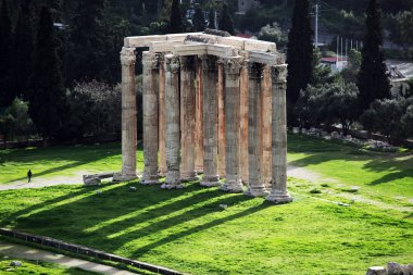 Temple of Olympian Zeus, Athens, Greece clipart