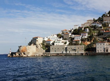 Greek island Hydra clipart