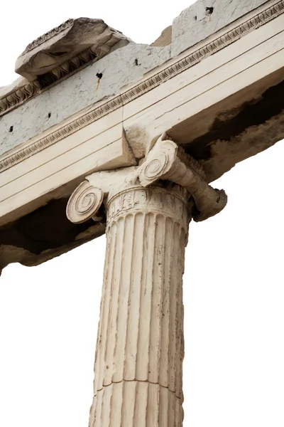 大きな大理石の柱のオーバーヘッドの一部 — ストック写真