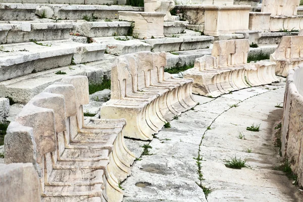 Lugares Para Espectadores Anfiteatro Antigo — Fotografia de Stock