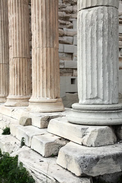 Colunas Mármore Uma Antiga Acrópole — Fotografia de Stock