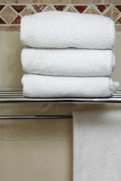 Bílý ručník — Stock fotografie
