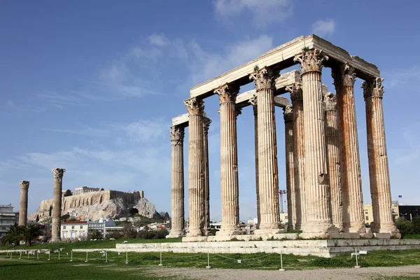 Atina Yunanistan Olimpiya Zeus Tapınağı — Stok fotoğraf