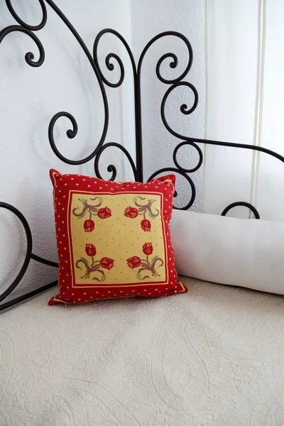 Travesseiros Decorativos Sofá — Fotografia de Stock