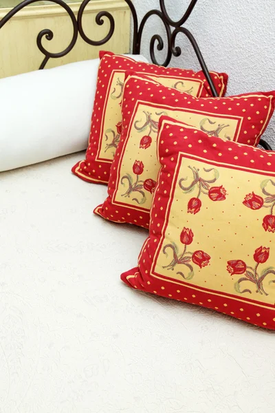 Travesseiros Decorativos Sofá — Fotografia de Stock