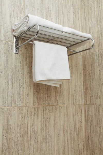 Schone Handdoeken Een Badkamer — Stockfoto