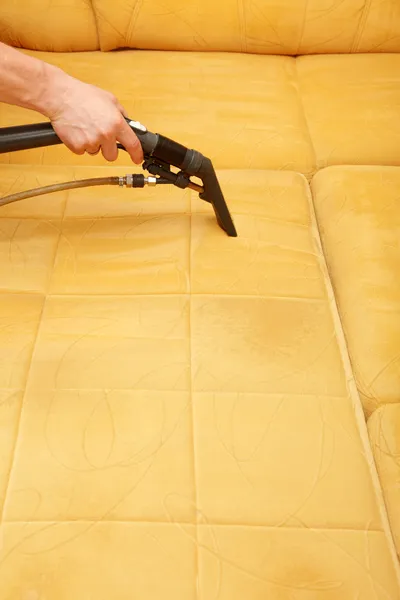 Professional Cleaning Upholstery Sofa — Stock Photo, Image