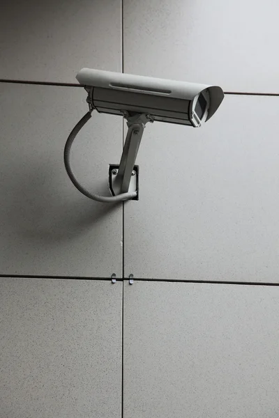 Videocamera Sistema Supervisione Una Parete Edificio — Foto Stock