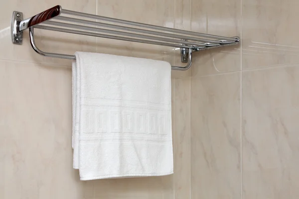 Towel on a hanger — Stock Photo, Image