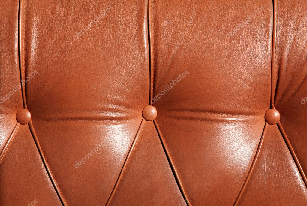 Leather sofa with an buttons — Stock Photo © offscreen 4631128