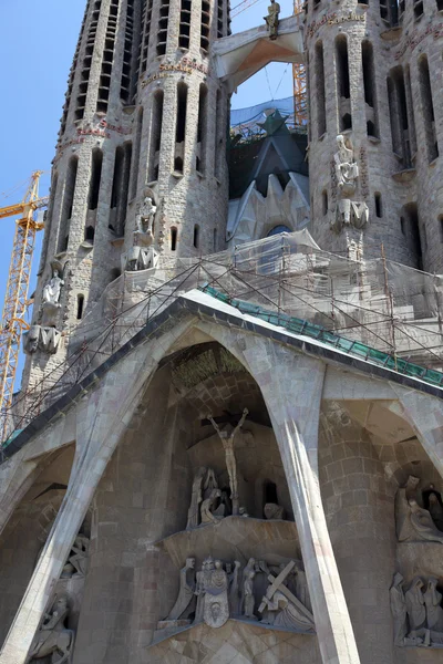 Fragmento Catedral Sagrada Familia Barcelona Espanha — Fotografia de Stock