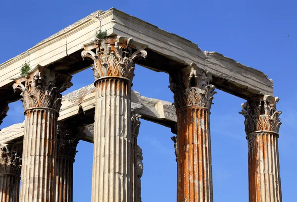 Olympiske Zeus Tempel Athen Grækenland - Stock-foto