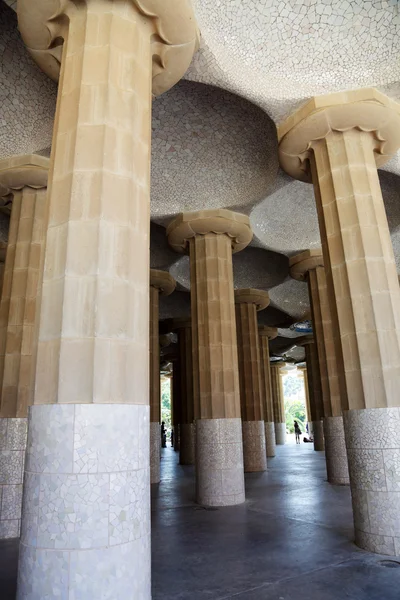 Деталь парк Гуель, розроблений Antonio Gaudi — стокове фото