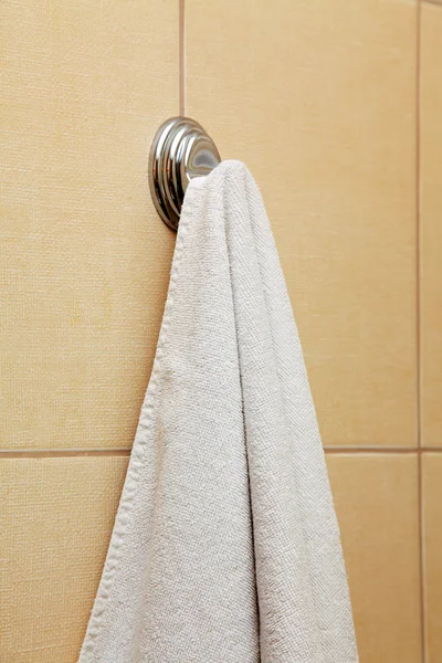 Towel on a hook — Stock Photo, Image