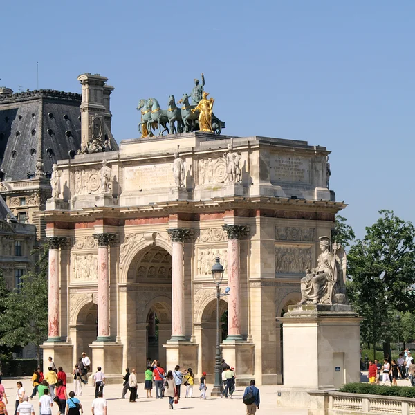 Тріумфальна Арка Парижі — стокове фото