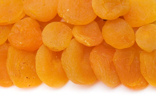 Dried Apricots Isoalted White — Stock Photo, Image