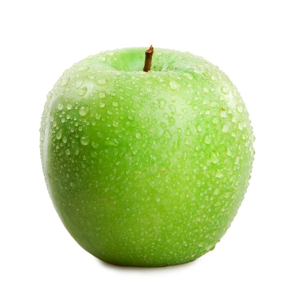 Grönt äpple — Stockfoto