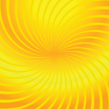 Twirl yellow abstract clipart