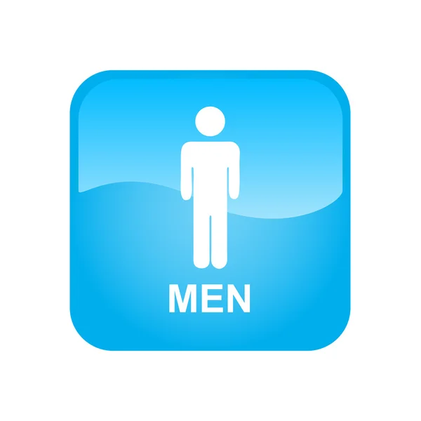 Μπλε μόνο άνδρες — Διανυσματικό Αρχείο