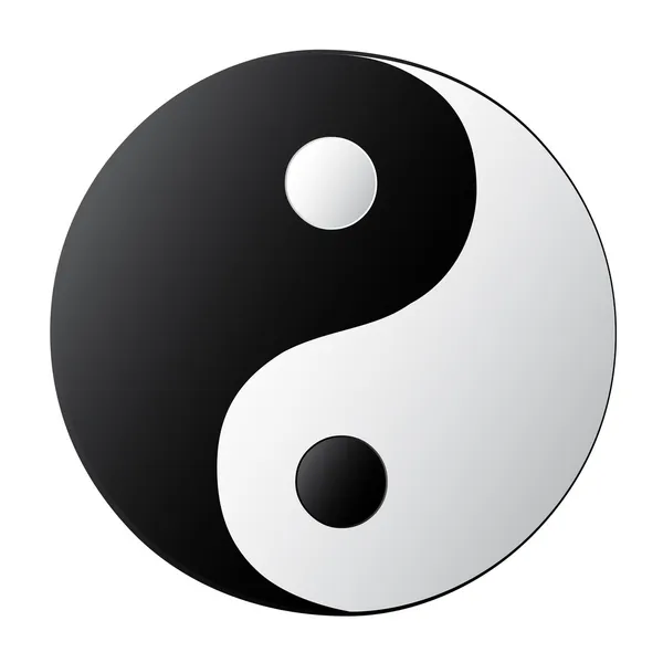 Yin Yang — Stockový vektor