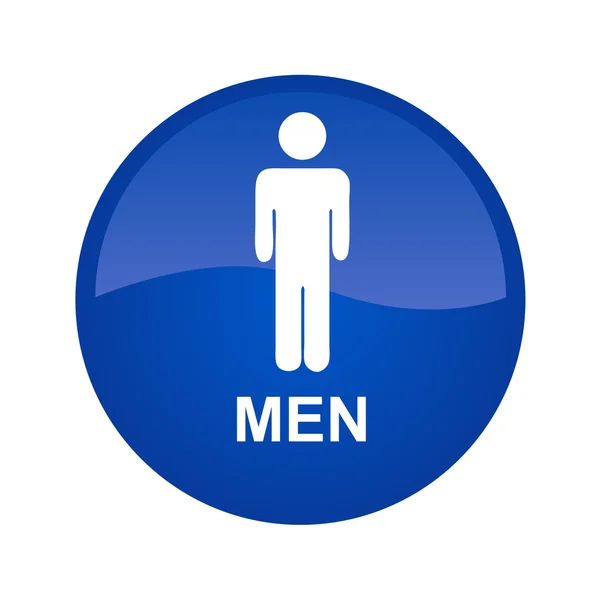 Hommes célibataires bleus — Image vectorielle