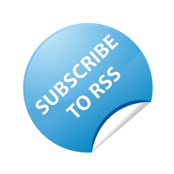 Adesivos Assinar RSS —  Vetores de Stock