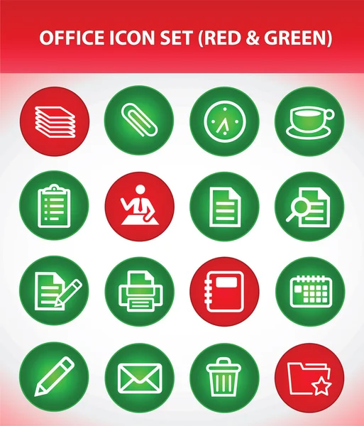 Office Icon Set — Stock Vector