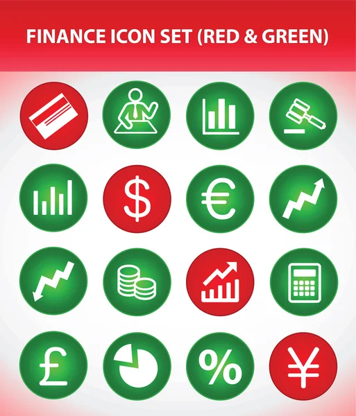 stock vector Finance Icon Set