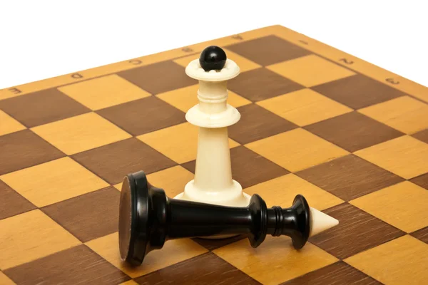 Šachy a desky — Stock fotografie